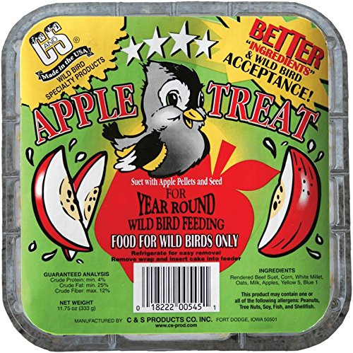 C&S 12545 Apple Treat Suet, 11.75-Ounce