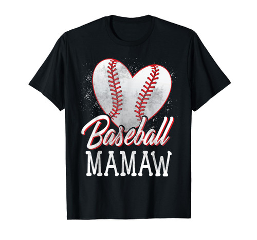 Baseball Mamaw T-Shirt Baseball Player