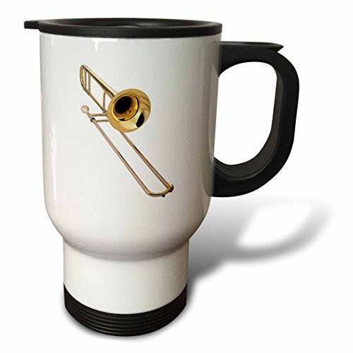 3dRose Columbine Flower Travel Mug, 14-Ounce