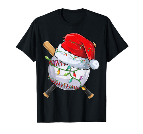 Christmas Baseball Team Santa Sports Design For Men Boys T-Shirt Christmas Baseball Team Santa Sports Design For Men Boys T-Shirt