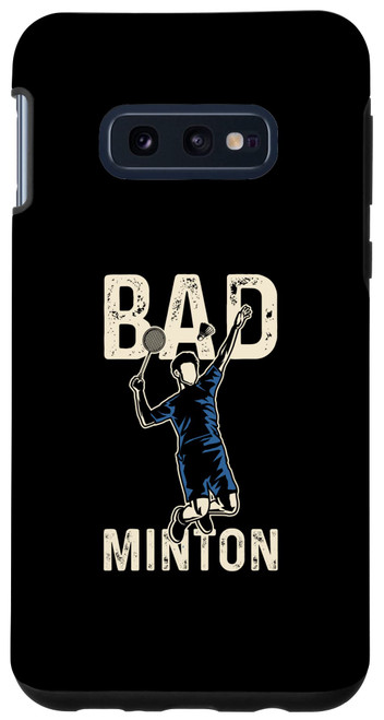Galaxy S10e Badminton Player Shuttlecock Sports Racket Coach Team Club Case
