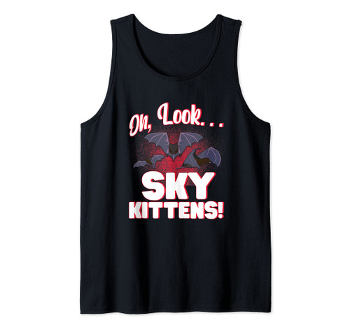 Oh Look Sky Kittens Bats Tank Top