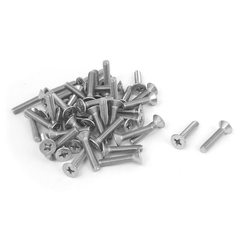 M4 x 20mm Phillips Flat Head Countersunk Bolts Machine Screws 50pcs