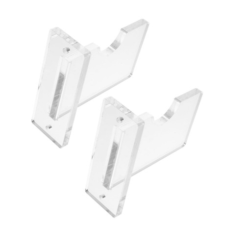 Happyyami 1 Set Baseball Bat Stand Baseball Bat Wall Mount Horizontal Bat Display Vertical Bat Holder Horizontal Bat Holder Horiszontal Baseball Bat Display Acrylic Wall-Mounted Coat Hanger