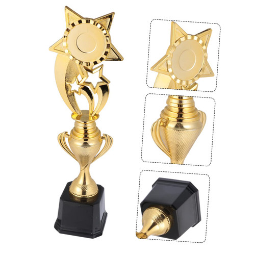 Happyyami 1pc Children's Trophy Plastic Trophy Cups Awards Trophy Trophies for Kids Trophy Awards for Kids Achievement Soccer Trophies Kids Reward Trophy Party Game Award Cups Port Football