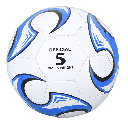 Alomejor Size 5 Soccer Ball Official Size 5 Soccer Ball Size 5 Training Soccer Ball,32 Panel Construction Soccer Ball Size 5 Soccer Ball for Adults Kids Soccer (Blue)