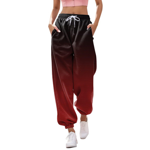 Bblulu Drawstring Running Sweatpants for Women High Waisted Drawstring Sweat Pants Drawstring Joggers Pants with Pockets Wine Bblulu Drawstring Running Sweatpants for Women High Waisted Drawstring Sweat Pants Drawstring Joggers Pants with Pockets Wine