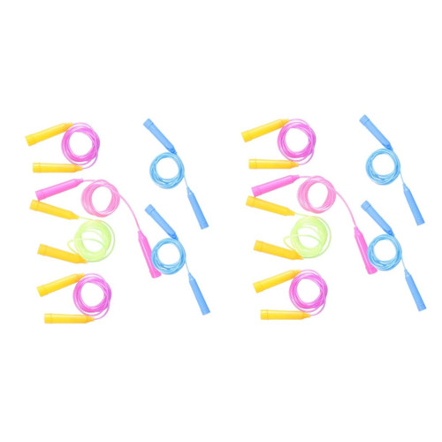 Sosoport 12 Pcs Children's Skipping Rope Exercise Ropes Kids Jumping Rope Skipping Rope for Kids Exercise Jump Ropes Kids Jump Rope Pupils String Adjustable