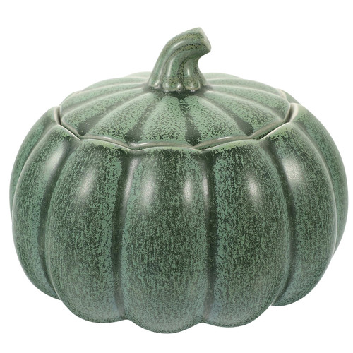Luxshiny Pumpkin Cup Sugar Container with Lid Glass Canister with Lid Salad Bowl with Lid Ceramic Soup Bowl Appetizer Bowl Glass Container Ceramic Bowls Steamed Can Steamed Food Bowl French