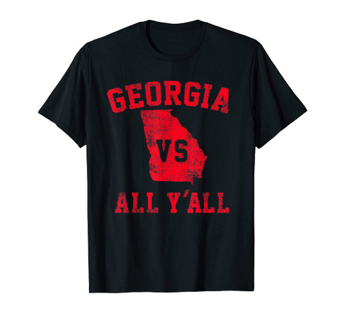 Georgia vs All Yall for Y'All Funny Georgia T-Shirt
