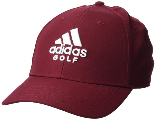 adidas Golf Men's Standard Performance Hat, Team Colleg Burgundy, OSFM