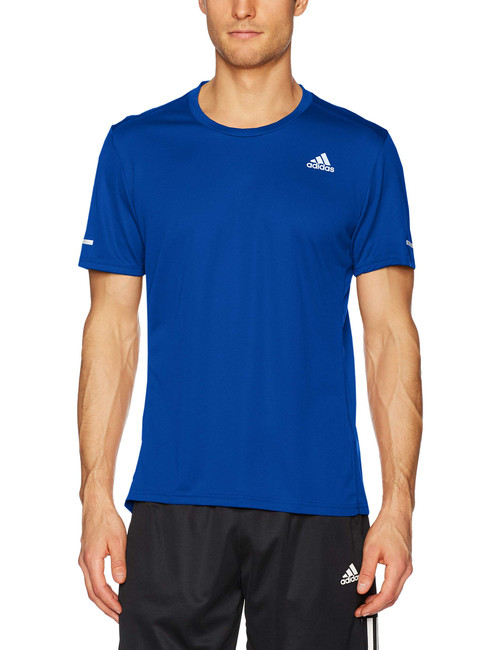 adidas Men's Response Running Tee, Large, Collegiate Royal