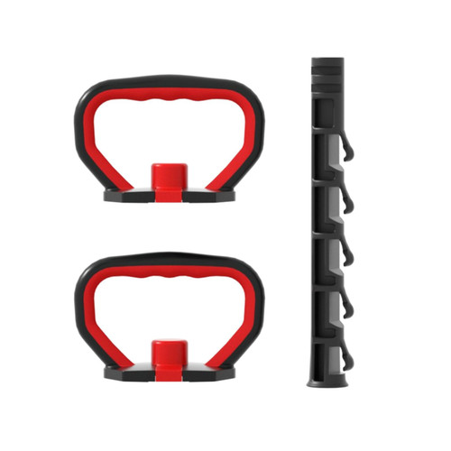 kowaku Adjustable Kettlebell Handle Grip Handle Dumbbell Grip Kettlebell Push up Strength Training Weights Exercise for Women Men, Set B