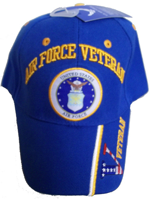 U.S. Air Force United States Air Force Veteran V Blue Baseball Style Embroidered Hat us USA Cap U.S. Air Force United States Air Force Veteran V Blue Baseball Style Embroidered Hat us USA Cap