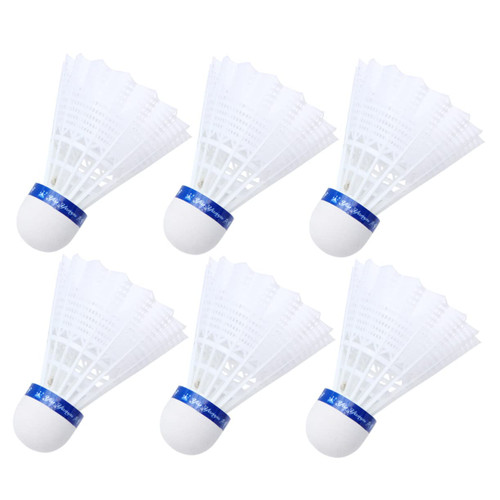 BESPORTBLE 12pcs Badminton Toy Plastic Shuttlecock Badminton Balls Kids Shuttlecock Birdies Training Shuttlecock Ball shuttlecocks Badminton net Badminton Nylon Cork Fitness Sports White