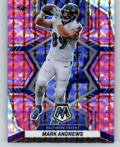 2022 Panini Mosaic Mosaic Camo Pink #17 Mark Andrews Baltimore Ravens NFL Football Trading Card 2022 Panini Mosaic Mosaic Camo Pink #17 Mark Andrews Baltimore Ravens NFL Football Trading Card