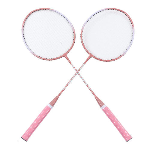 Badminton Rackets Set, Professional Badminton Shuttlecocks, Lightweight Replacement Badminton Racquets for Beginners Student for Outdoor Backyard Games