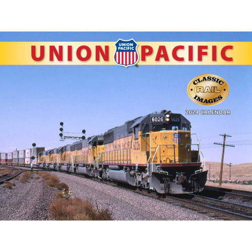 Tide-mark, Trains Union Pacific Railroad 2024 Wall Calendar