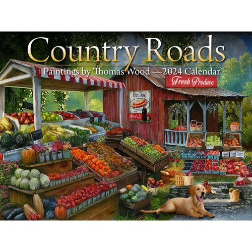 Tide-mark, Country Roads 2024 Wall Calendar