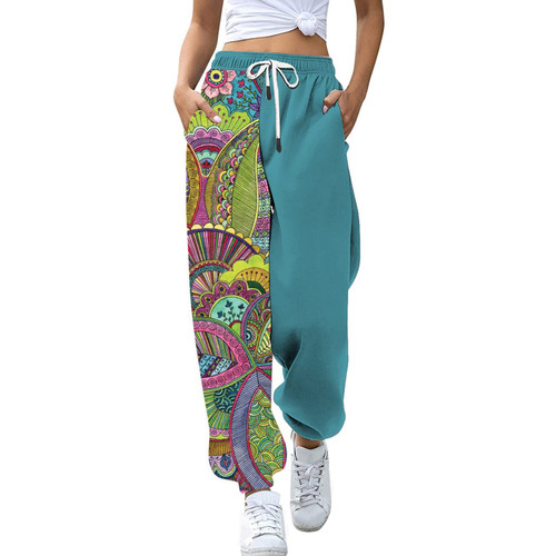 Women Cinch Bottom Sweatpants Lounge Pants Drawstring Loose Pants Lounge Pants Workout Running Joggers Sky Blue