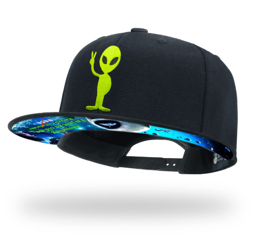 tilgomedal Snapback Hats for Men Alien Embroidery Adjustable Flat Bill Hat Unisex Baseball Caps tilgomedal Snapback Hats for Men Alien Embroidery Adjustable Flat Bill Hat Unisex Baseball Caps