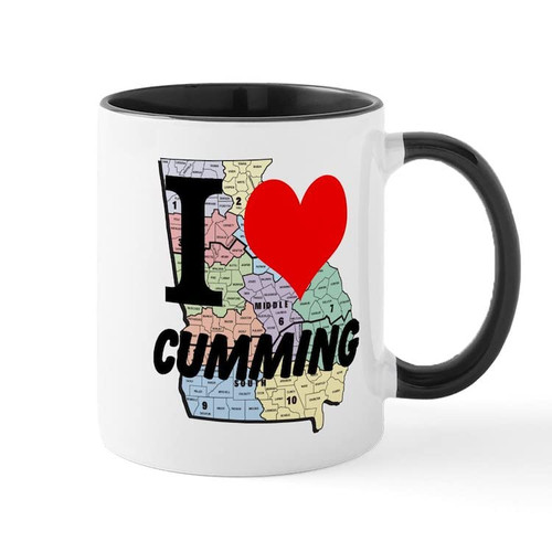 CafePress I Love Cumming Ceramic Mug 11 oz (325 ml) Ceramic Coffee Mug