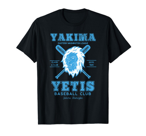 Yakima Yetis Retro Minor League Baseball Team T-Shirt