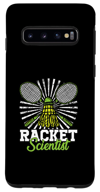 Galaxy S10 Badminton Gift Shuttlecock Racket Scientist Badminton Case