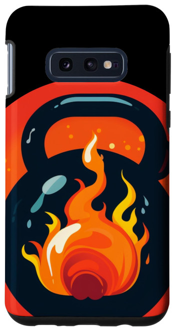 Galaxy S10e Cool burning Kettlebell for hard exercise Lovers Case