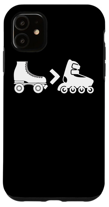 iPhone 11 Inline Skates Roller Blades And Rollerblading Halloween Case