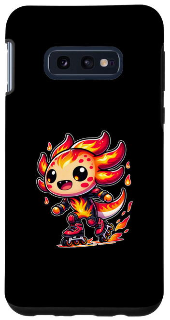 Galaxy S10e Funny Axolotl Rollerblade roller skater roller skate funny Case