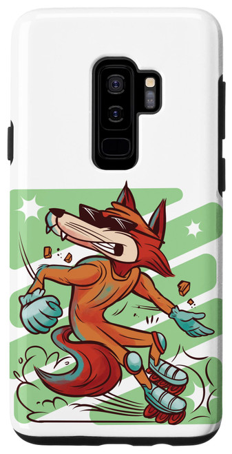 Galaxy S9+ Fox Skating I Inline Skates I Kids Rollerblades Case