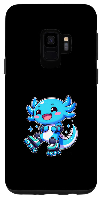 Galaxy S9 Funny Axolotl Rollerblade roller skater roller skate funny Case