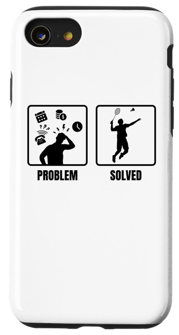 iPhone SE (2020) / 7 / 8 Problem Solved Badminton Player Badminton Sports Shuttlecock Case