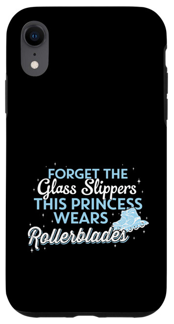 iPhone XR This Princess Wears Rollerblades Gift Idea Phone Case
