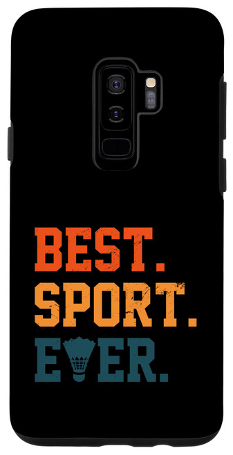 Galaxy S9+ Best Sports Ever Badminton Player Shuttlecock Sports Smash Case