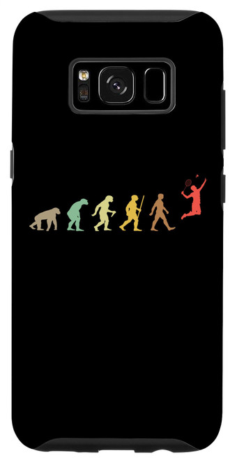 Galaxy S8 Vintage Badminton Retro shuttlecock Evolution Case