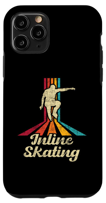 iPhone 11 Pro Inline Skating - Retro Vintage Rollerblades Roller Skater Case