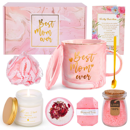 DHQH Gifts for Mom from Daughter Son Best Mom Ever Mug Gifts Birthday/Christmas/Mothers Day/Thanksgiving Gifts for Mom Gifts Basket for Mom DHQH Gifts for Mom from Daughter Son Best Mom Ever Mug Gifts Birthday/Christmas/Mothers Day/Thanksgiving Gifts for Mom Gifts Basket for Mom