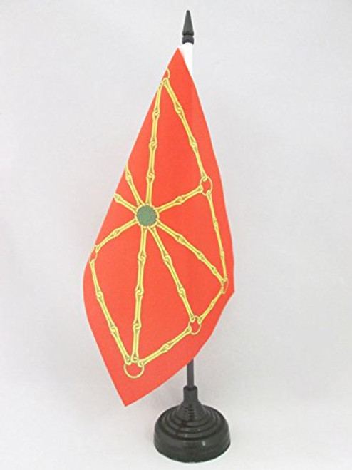 AZ FLAG Navarre Independentist Table Flag 5'' x 8'' - Navarra Nationalist Desk Flag 21 x 14 cm - Black Plastic Stick and Base AZ FLAG Navarre Independentist Table Flag 5'' x 8'' - Navarra Nationalist Desk Flag 21 x 14 cm - Black Plastic Stick and Base