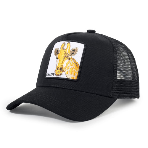 Beorndmy Trucker Hat Men Giraffe Snapback Hats Adjustable Embroidered Baseball Cap Mesh Breathable Square Patch Women Caps Beorndmy Trucker Hat Men Giraffe Snapback Hats Adjustable Embroidered Baseball Cap Mesh Breathable Square Patch Women Caps