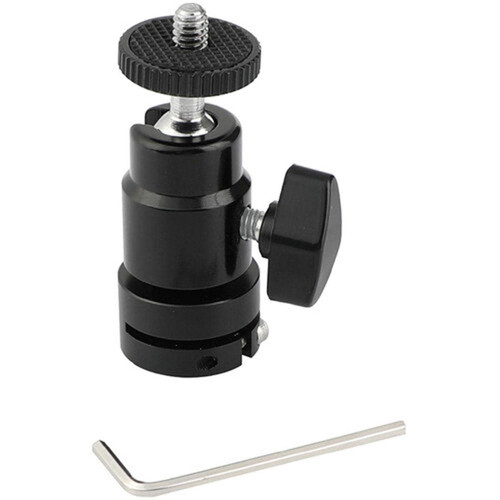 CAMVATE Versatile Support Holder Ball Head with 1/4"-20 Male Thread Mount and 15mm Rod Port