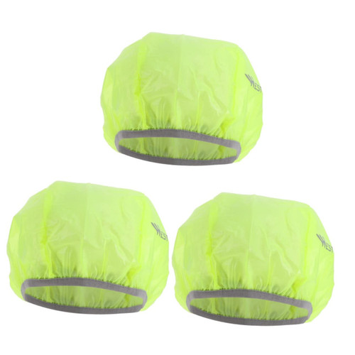 CLISPEED 3pcs Helmet Rain Cover Motor Cycle Helmet Covers Helmet Cap Covers Cover for Helmet Skin Covers Helmet Supply MTB Helmet Cover Bike Thin Waterproof Fabric Waterproof Cover