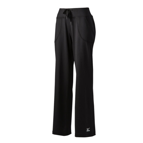 Mizuno Women's Elite 9 Straight Pant, Black, X-Small
