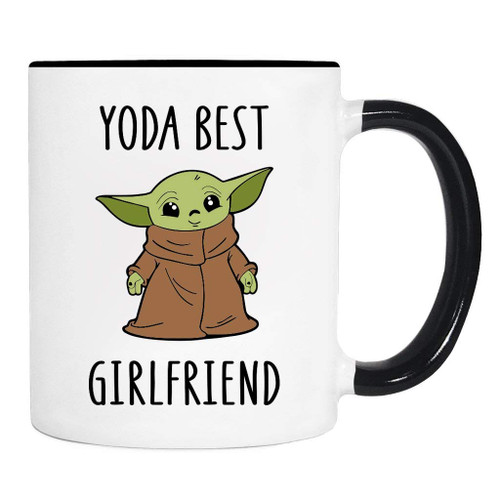 wildwindapparel Yoda Best Girlfriend - 11 Oz Mug - Girlfriend Gift - Girlfriend Mug - Funny Girlfriend Gift