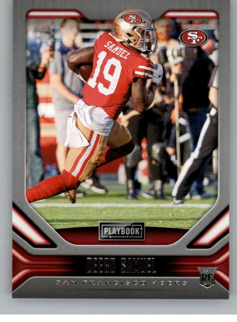 2019 Panini Playbook #117 Deebo Samuel San Francisco 49ers RC Rookie NFL Football Trading Card 2019 Panini Playbook #117 Deebo Samuel San Francisco 49ers RC Rookie NFL Football Trading Card
