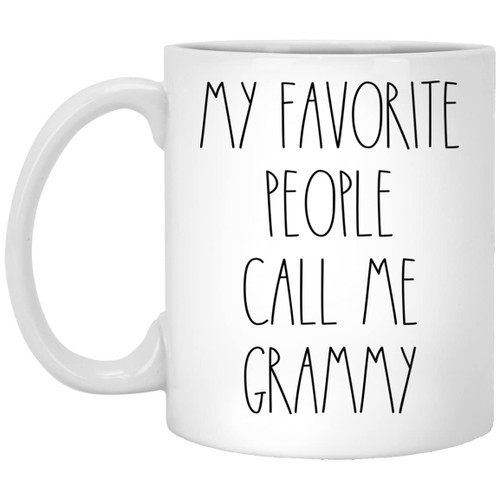 PTDShops Grammy - My Favorite People Call Me Grammy Coffee Mug, Grammy Rae Dunn Inspired, Rae Dunn Style, Birthday - Merry Christmas - Mother's Day, Grammy Coffee Cup 11oz, White PTDShops Grammy - My Favorite People Call Me Grammy Coffee Mug, Grammy Rae Dunn Inspired, Rae Dunn Style, Birthday - Merry Christmas - Mother's Day, Grammy Coffee Cup 11oz, White
