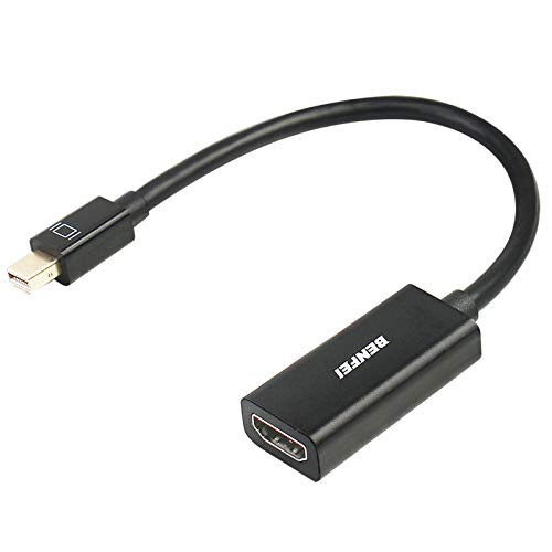 Mini DisplayPort to HDMI, Benfei Mini DP(Thunderbolt) to HDMI Converter Gold-Plated Cord Compatible for MacBook Pro, MacBook Air, Mac Mini, Microsoft Surface Pro 3/4, etc