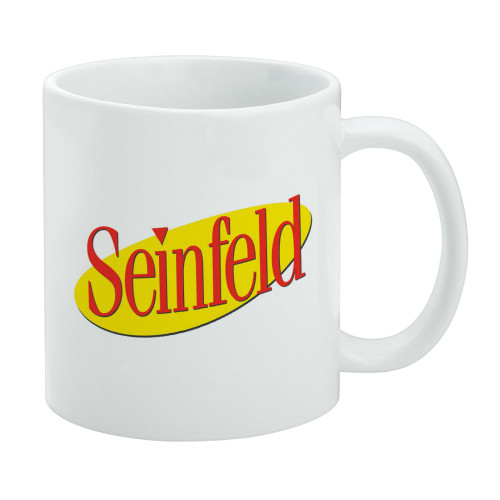 GRAPHICS & MORE Seinfeld Logo Ceramic Coffee Mug, Novelty Gift Mugs for Coffee, Tea and Hot Drinks, 11oz, White