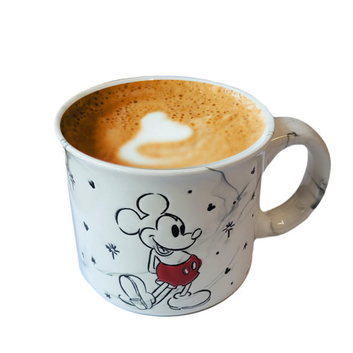 7STAR Mickey & Minnie Mouse with snowflakes collectible Marble mug - 14OZ